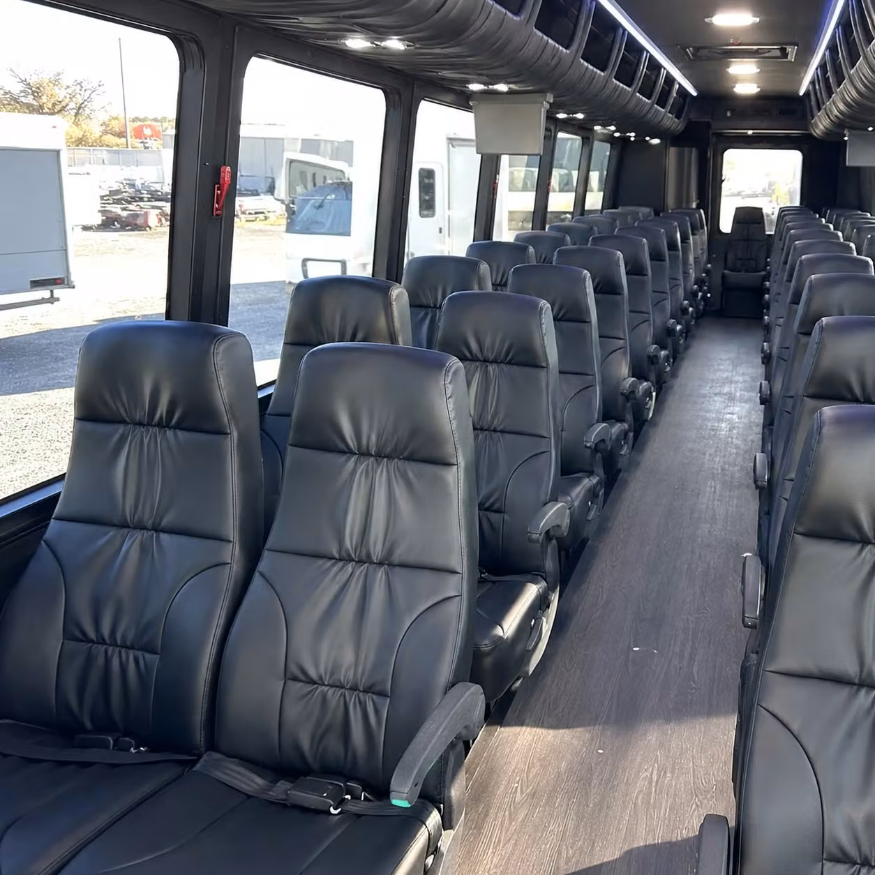 25 passenger minibus inside