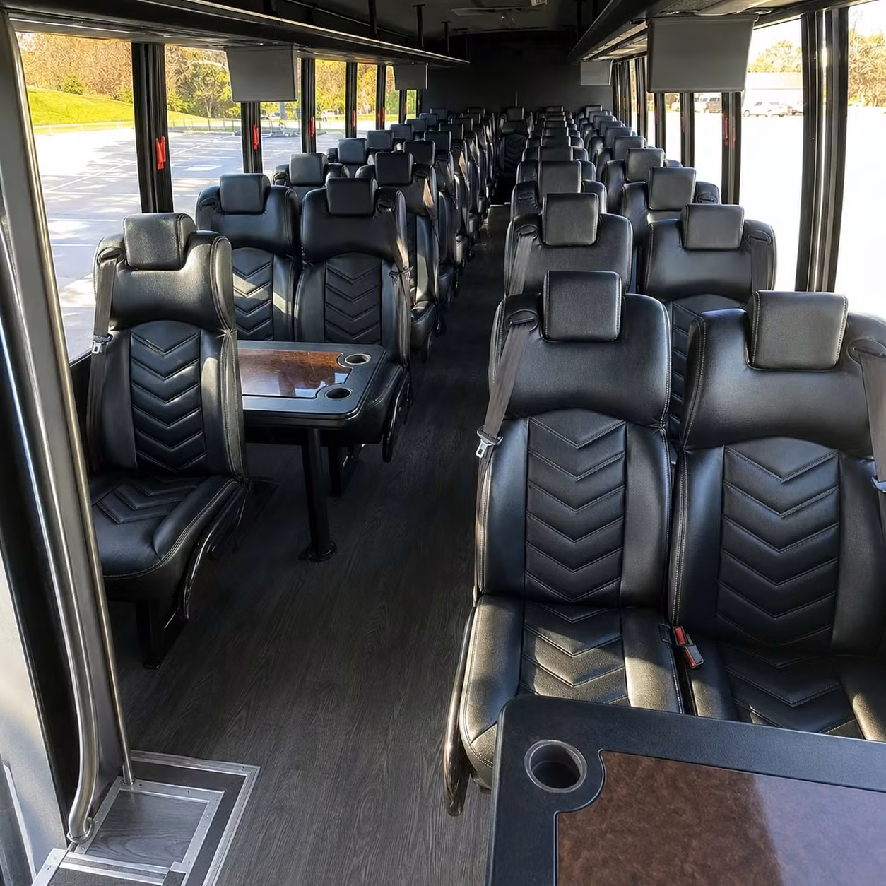28 passenger minibus inside