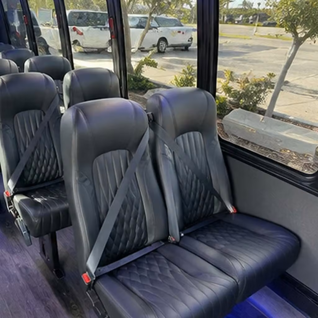 30 passenger minibus interior