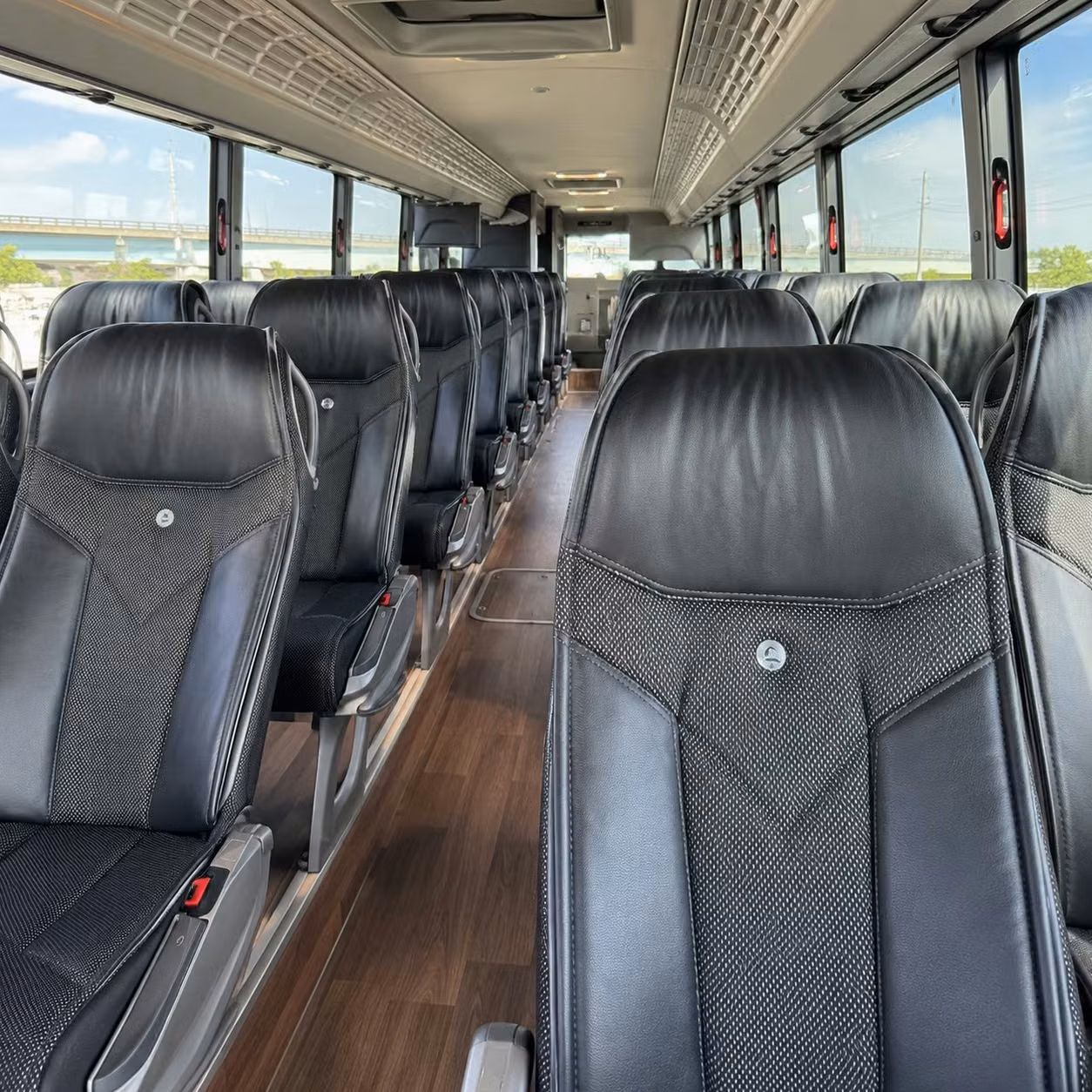 garland charter bus interior