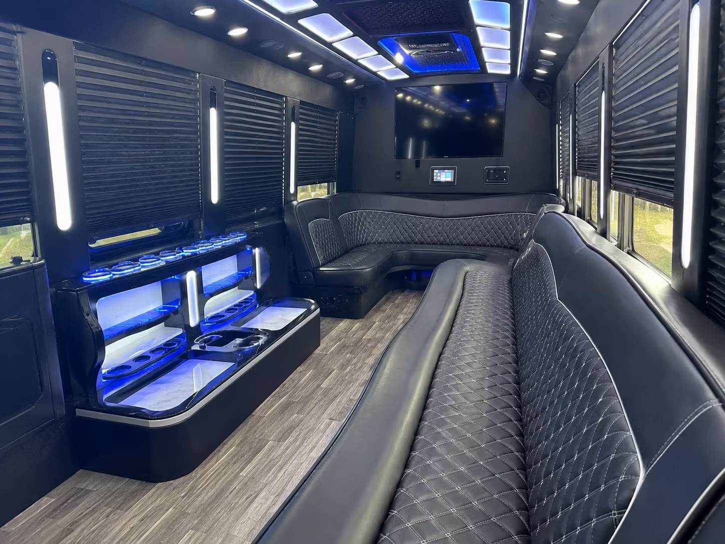 garland party buses make local music events even more fun