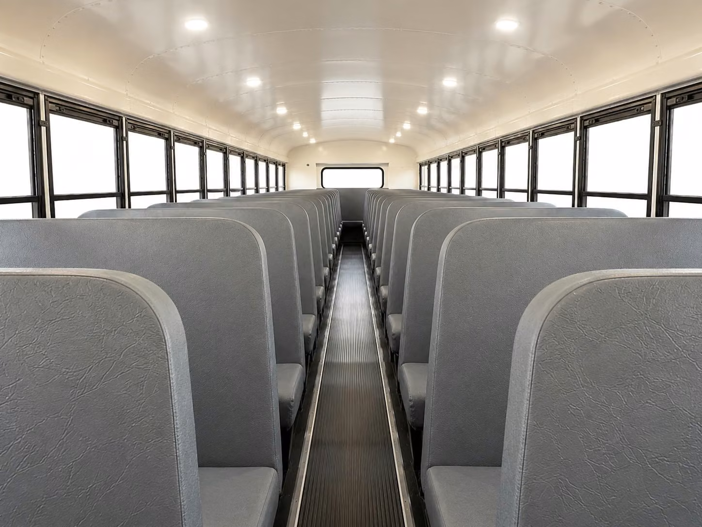 school bus inside