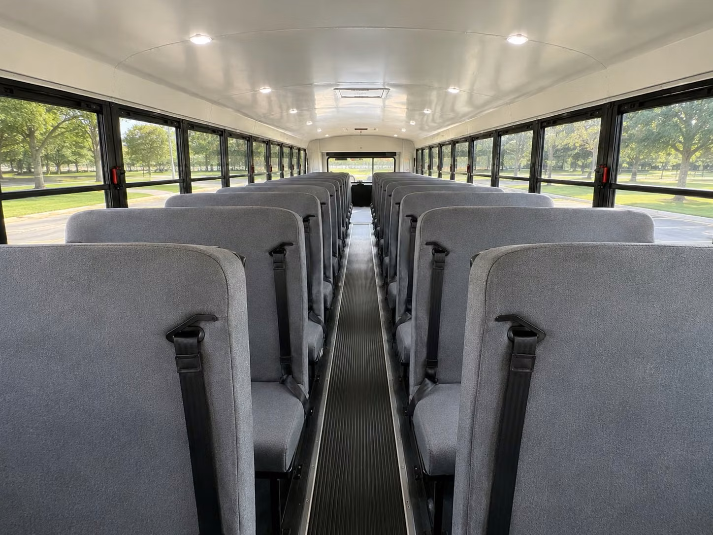 school bus interior
