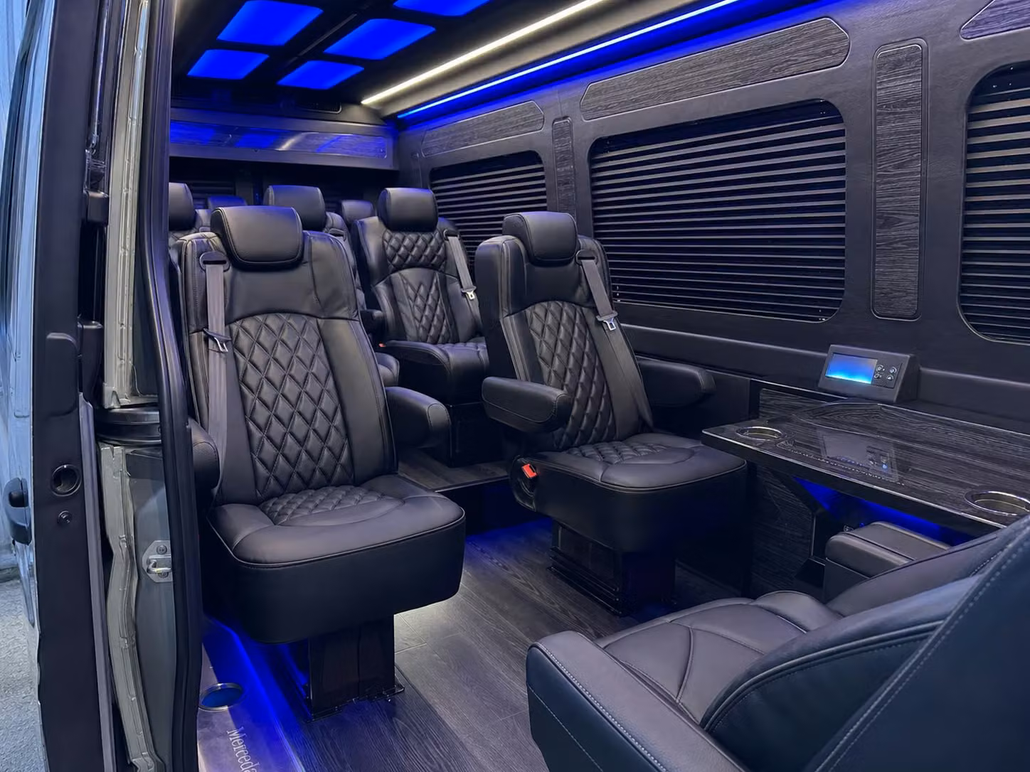 sprinter van transportation for groups and events across garland